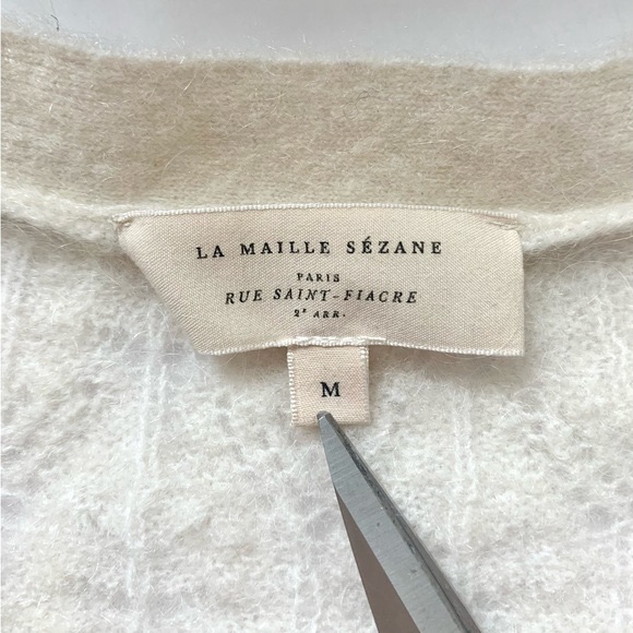 Sezane Marlow Jumper Ecru - Picture 6 of 16